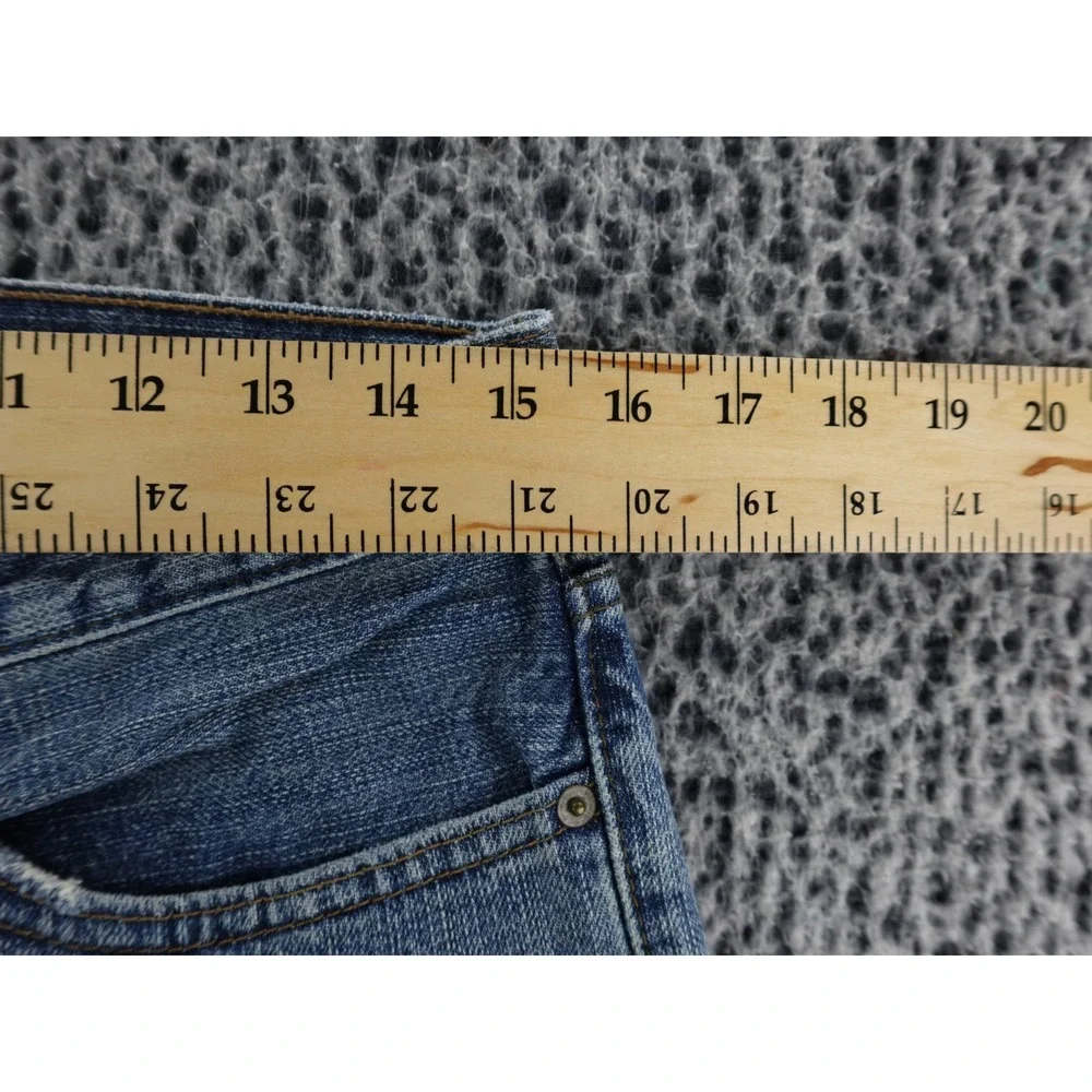 Levis 514‎ Straight Fit Mens Jeans Medium Wash Blue Denim 31x32